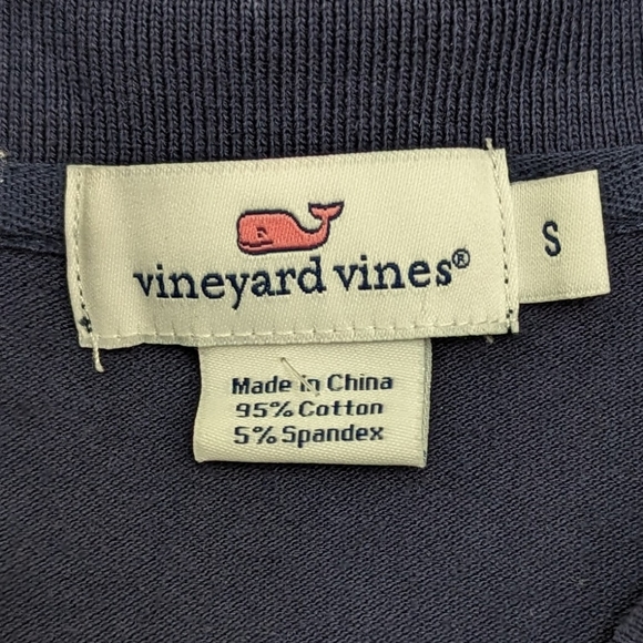Vineyard Vines Small Blue Cotton Polo Women's - Picture 4 of 6
